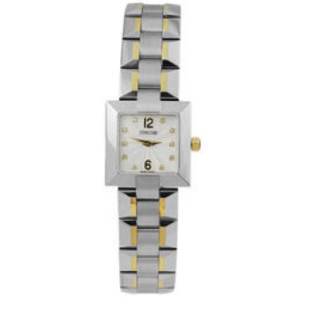 Concord watch gold and stainless steel.